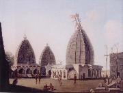 A Group of Temples at Deogarh,Santal Parganas Bihar unknow artist